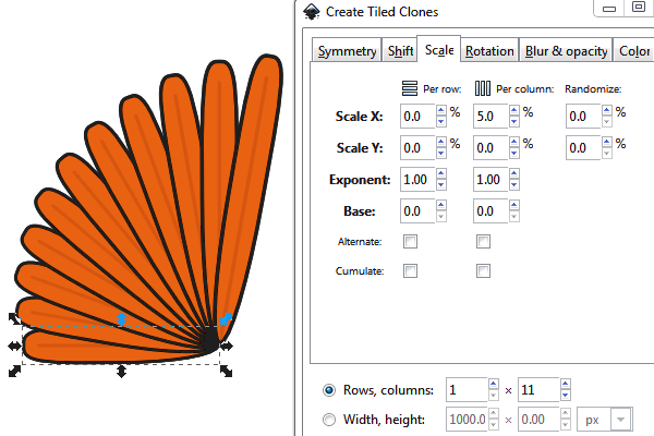 circular create tiled clones