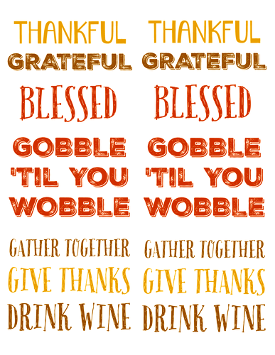 Thanksgiving sayings labels - label templates - ol150 - onlinelabels.com any extent further