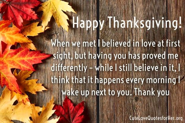 thanksgiving love quotes for husband boyfriend