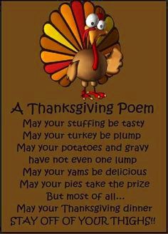 Happy Thanksgiving Poems & Prayer 