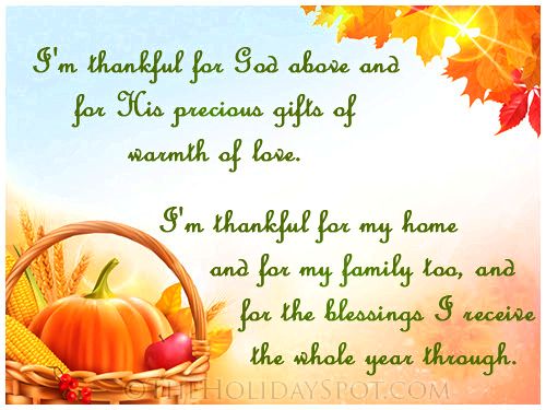 Thanksgiving prayer words spoken simply but