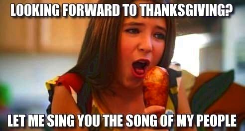 thanksgiving memes song