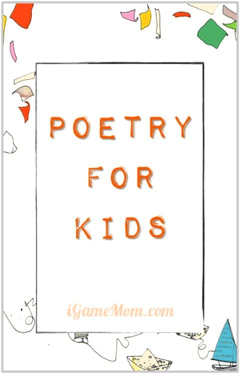 Poetry for Kids on iGameMom