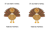 If You Meet a Turkey Printable Book