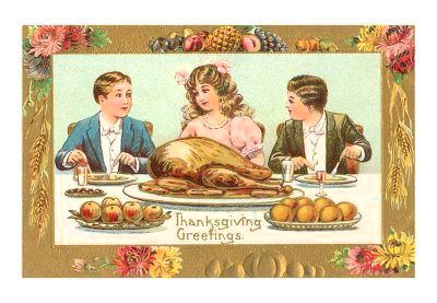 td-00075-dchildren-at-turkey-dinner-posters