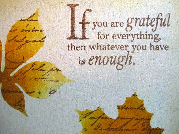 Thankgiving quotes To speak gratitude is respectful