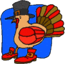 Running turkey animation