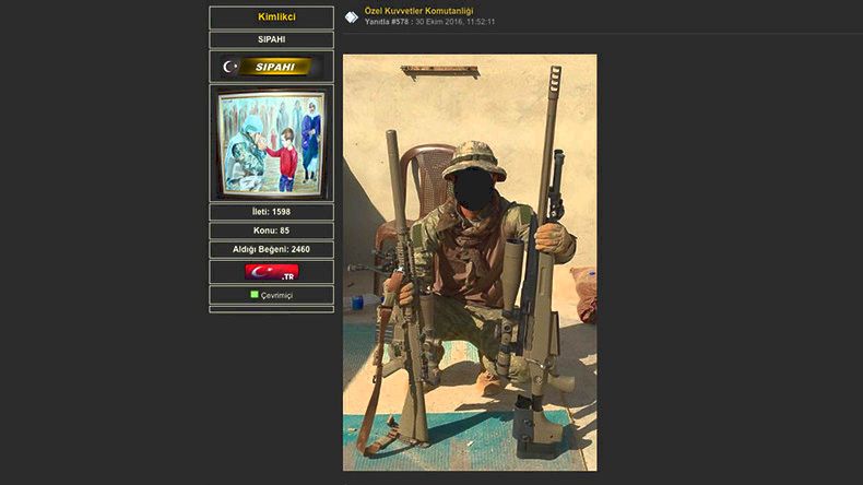 Images of alleged turkish special ops in syria circulate on social networking — rt news Which is what gets into