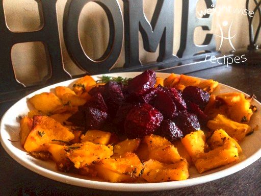 Roasted Beets and Pumpkin