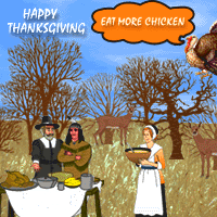 thanksgiving feast with turkey clipart