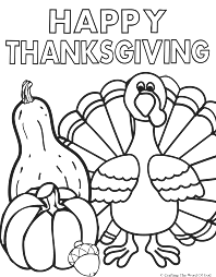 Thanksgiving Coloring Images