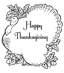 Thanksgiving Turkey Coloring Images
