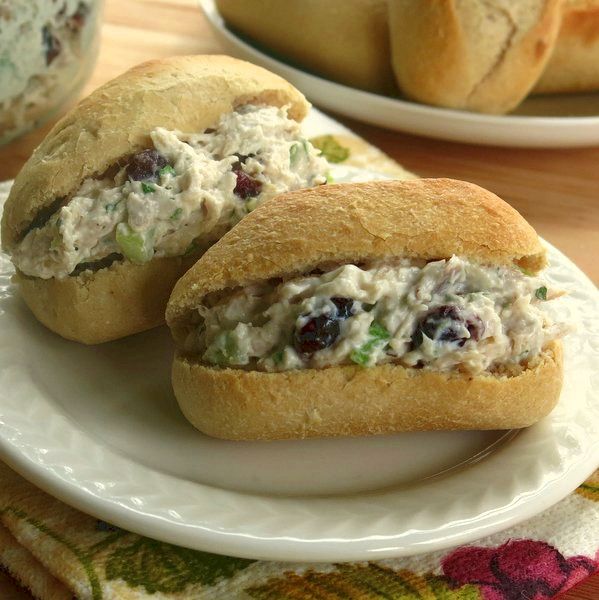 Ideas for Turkey Leftovers: Use turkey in this chicken salad recipe with cranberries and nuts