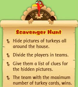 Thanksgiving games fun for children & adults is perfect for adults