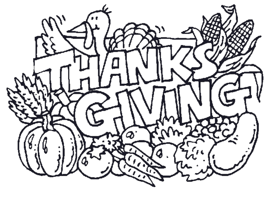 Thanksgiving Coloring Pages