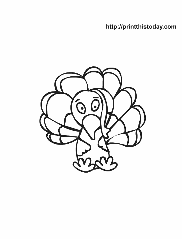 Free printable thanksgiving coloring Pages  Print This Today