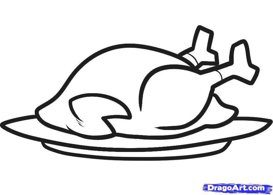 thanksgiving turkey drawings how to draw a thanksgiving turkey cooked turkey step step free online