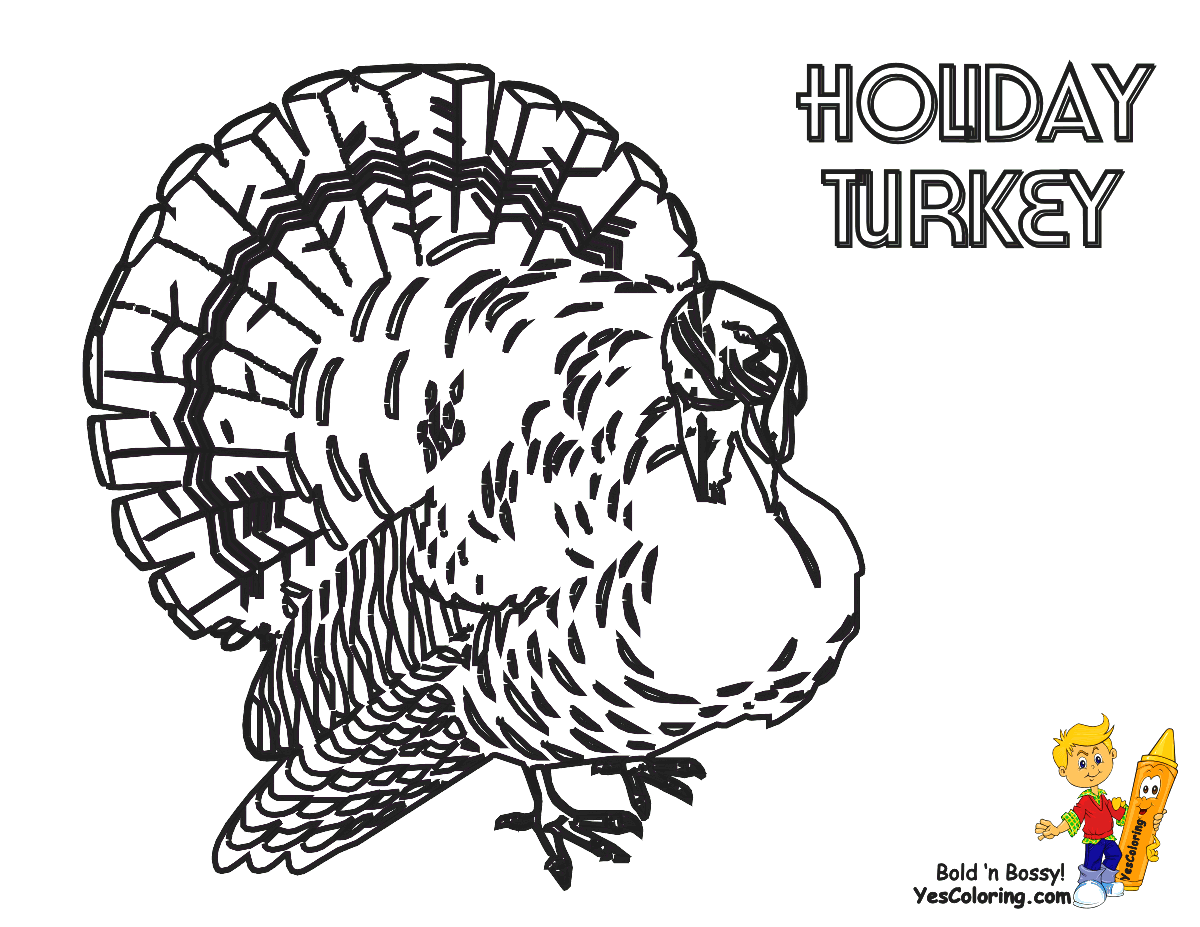 Hard Thanksgiving Coloring Pages