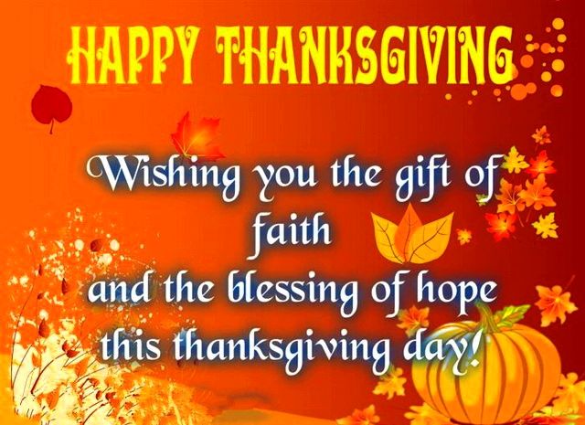 Thanksgiving wishes for you personally