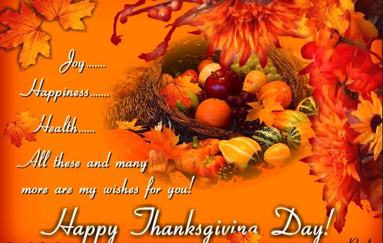Happy Thanksgiving Wishes For Everyone