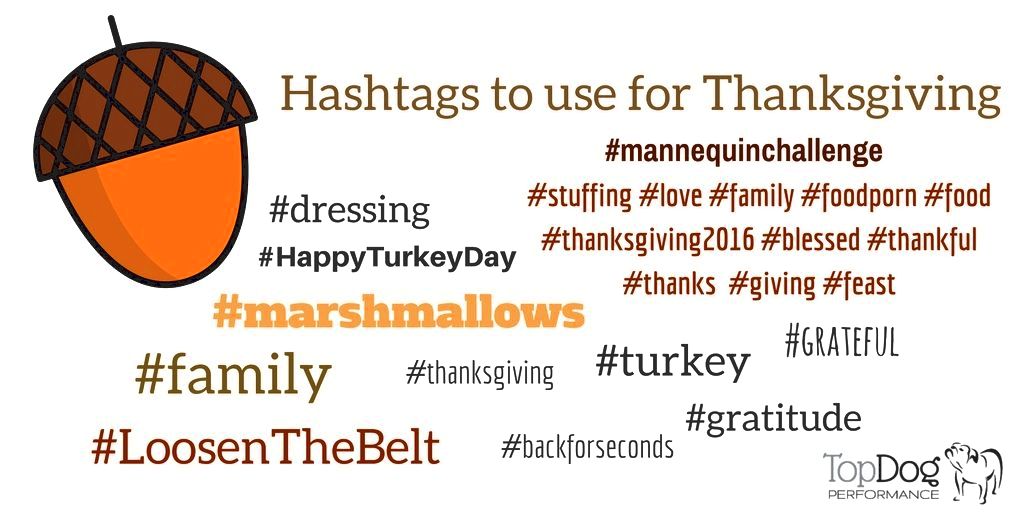 trending thanksgiving hashtags