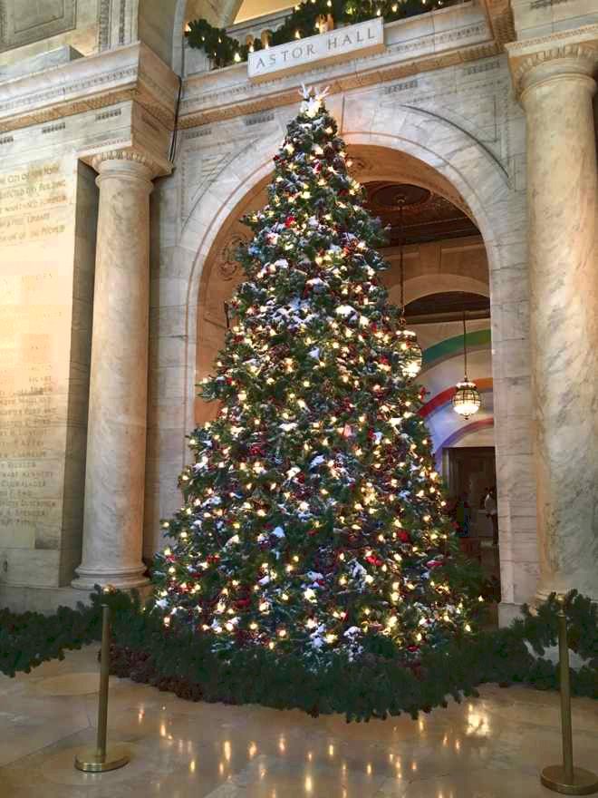 Christmas Tree New York Public Library