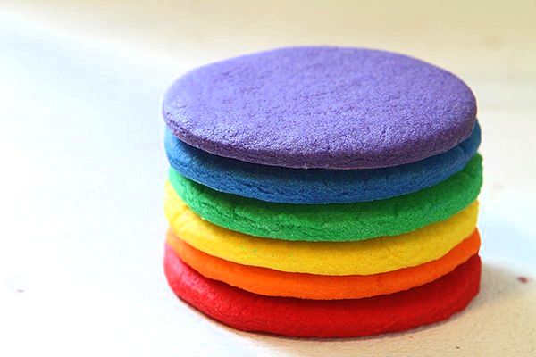 Rainbow Sugar Cookies