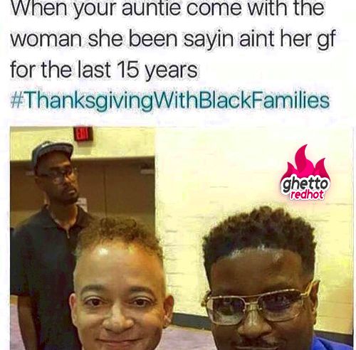 Easily the funniest #thanksgivingwithblackfamilies memes and tweets really no such