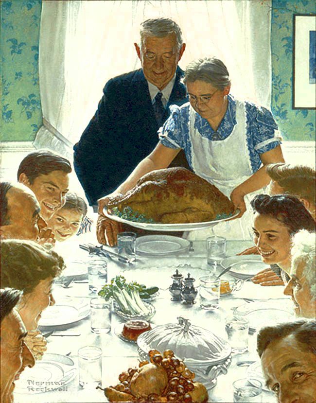 What's norman rockwell’s thanksgiving picture really about? Promise of Independence